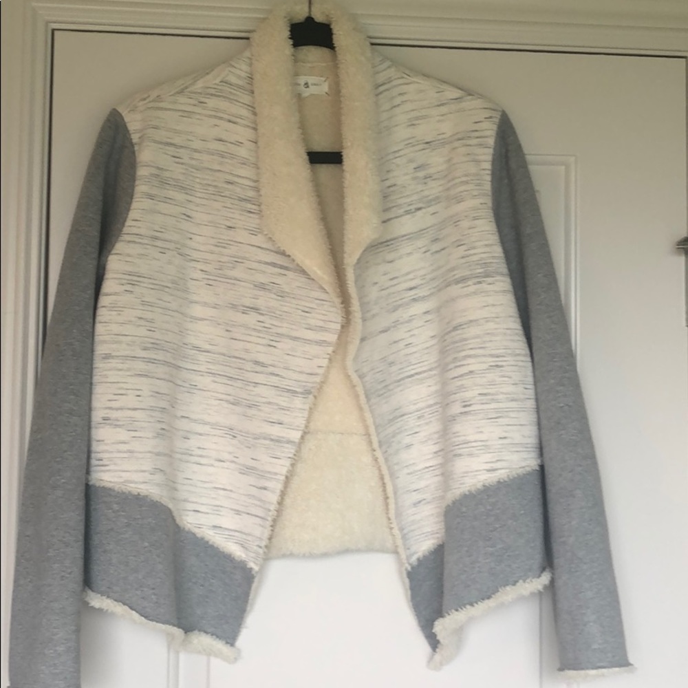 Sherpa-lined jacket